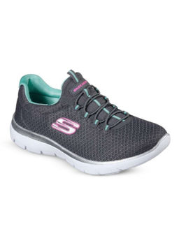 SKECHERS - Women Summits Charcoal Running Shoes
