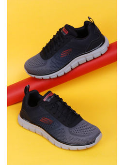 SKECHERS - Men Track-Ripkent Black Running Shoes