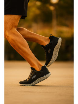 SKECHERS - Men Track - Broader Black Running Shoes