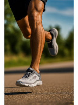 SKECHERS - Men Track - Broader Grey Running Shoes