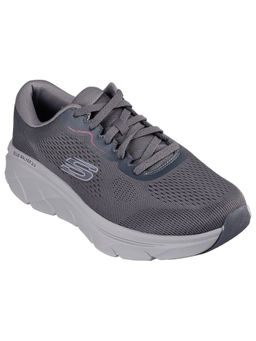 SKECHERS - Men Delux Walker 2.0 - Swave Charcoal Walking Shoes