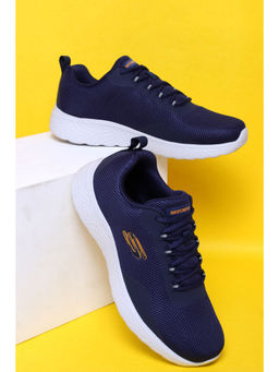 SKECHERS - Men Modern Cool Navy Blue Running Shoes