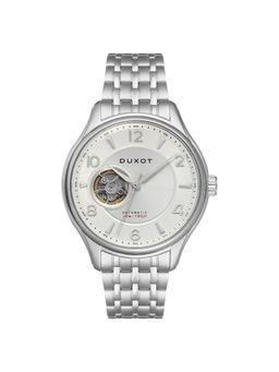 Duxot - Patrios Automatic Open Heart Silver Round Dial Mens Watch - Dx-2023-22