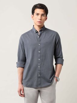 Arrow Sports - Men Slim Fit Oxford Button Down Shirt
