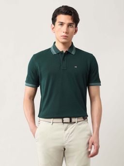 Arrow Sports - Men Pure Cotton Regular Fit Polo T-shirt