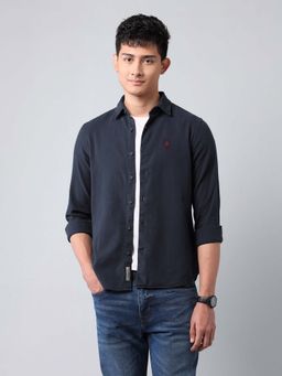 U.S. Polo Assn. Denim Co. - Men Pure Cotton Dobby Shirt