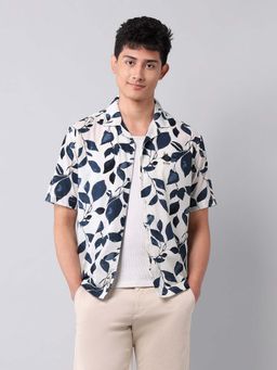 U.S. Polo Assn. Denim Co. - Men Relaxed Fit Tropical Printed Shirt