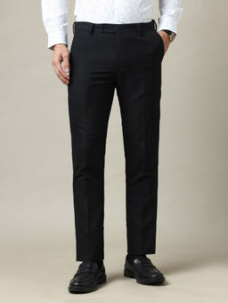 Arrow - Black Men Mid Rise 1851 Trouser