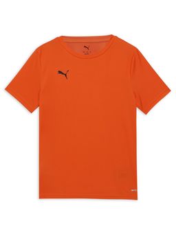 Puma - Orange Polyester Half Sleeves T-Shirt