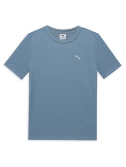Puma - Blue Polyester Half Sleeves T-Shirt