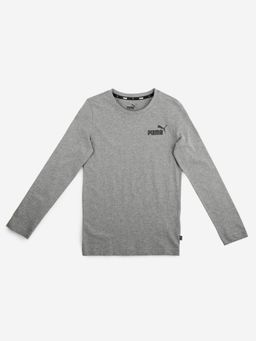 Puma - Grey Cotton Full Sleeves T-Shirt