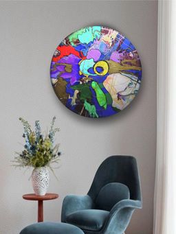 The Art House - Abstract Painting Multicolor (20X20 Inches)