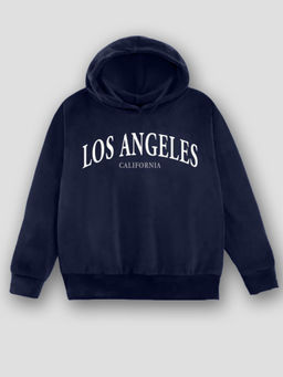 Napchief - Los Angeles Navy Velvet Hoodie