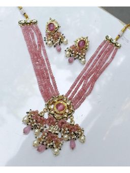 Amreli Jaipur - Vrishali Carving Kundan Set