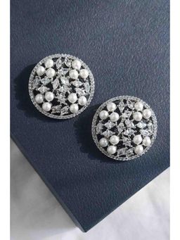 Amreli Jaipur - Avena Diamond White Earrings