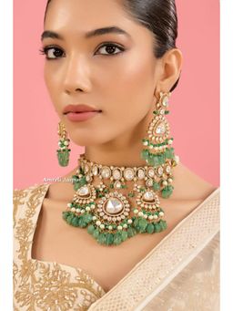 Amreli Jaipur - Nandiya Polki Kundan Choker Set