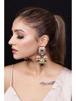 Amreli Jaipur - Sitara Cluster Pachi Earrings