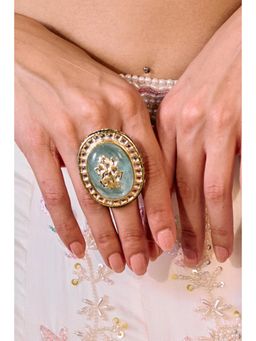 Amreli Jaipur - Kundan Meena Ring