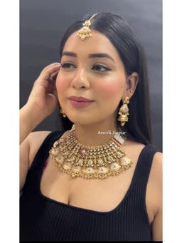 Amreli Jaipur - Niranjani Temple Gold Set