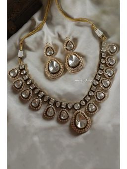 Amreli Jaipur - Keshi Polki Necklace Set