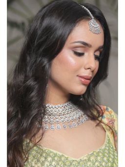 Amreli Jaipur - Ila Diamond Necklace Set