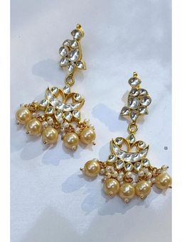 Amreli Jaipur - Rmabha Pachi Kundan Earrings