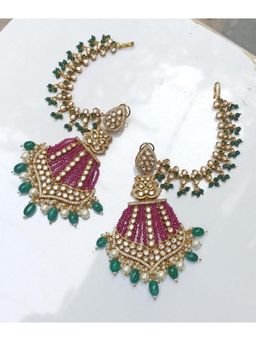 Amreli Jaipur - Devna Polki Earrings