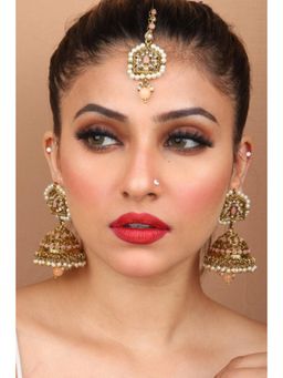 Amreli Jaipur - Rimeya Earrings with Maangtika