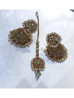 Amreli Jaipur - Rimeya Earrings with Maangtika