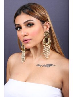 Amreli Jaipur - Amreen Kundan Pearl Earrings