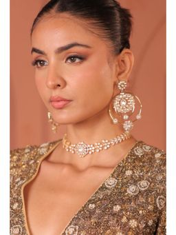 Amreli Jaipur - Vanani Polki Choker Set