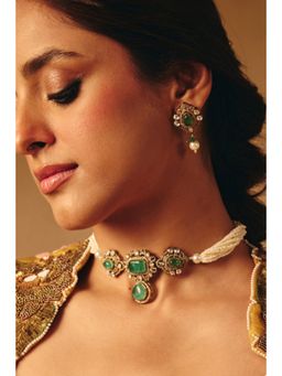 Amreli Jaipur - Tahila Polki Choker Set