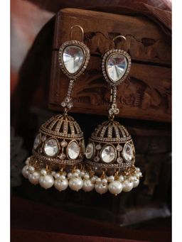 Amreli Jaipur - Arhana Polki Kundan Earrings