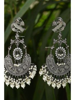 Amreli Jaipur - Dilbaroo Silver Earrings