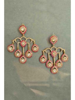 Amreli Jaipur - Swasti Kundan Earrings