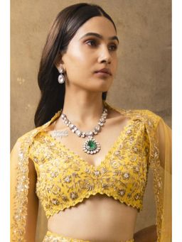 Amreli Jaipur - Peria Victorian Polki Necklace Set