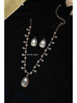 Amreli Jaipur - Chloe Polki Necklace Set