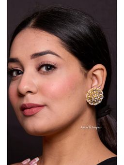 Amreli Jaipur - Eira Kundan Studs Earrings