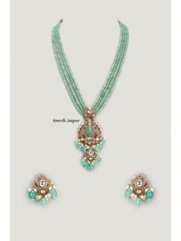 Amreli Jaipur - Reyna Long Green Victorian Set