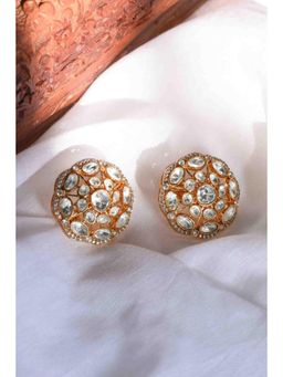 Amreli Jaipur - Abiya Polki Studs Earrings