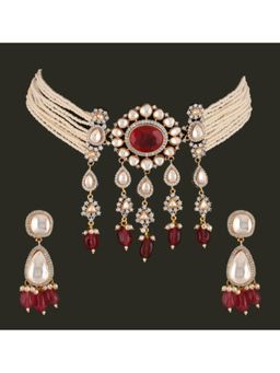 Amreli Jaipur - Barika Polki Choker Set