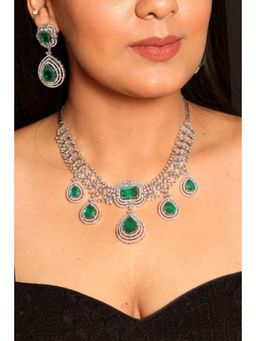 Amreli Jaipur - Shana Diamond Necklace Set
