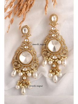 Amreli Jaipur - Antra Polki Kundan Earrings