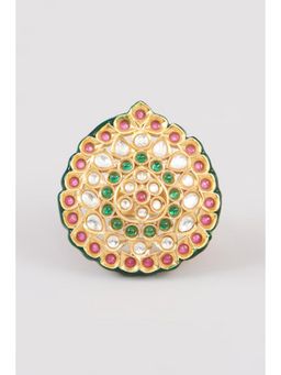 Amreli Jaipur - Heeba Adjustable Kundan Ring