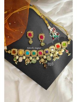 Amreli Jaipur - Sreeja Kundan Choker Set