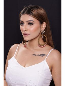 Amreli Jaipur - Ubika Kundan Chandbali Earrings