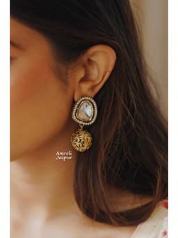 Amreli Jaipur - Leya Polki Earrings