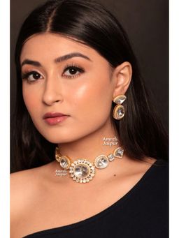 Amreli Jaipur - Lissa Polki Choker Set