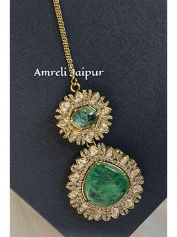 Amreli Jaipur - Neelam Polki Doublet Maangtika