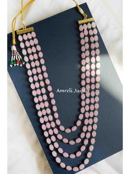 Amreli Jaipur - Novie Pink Layered Necklace